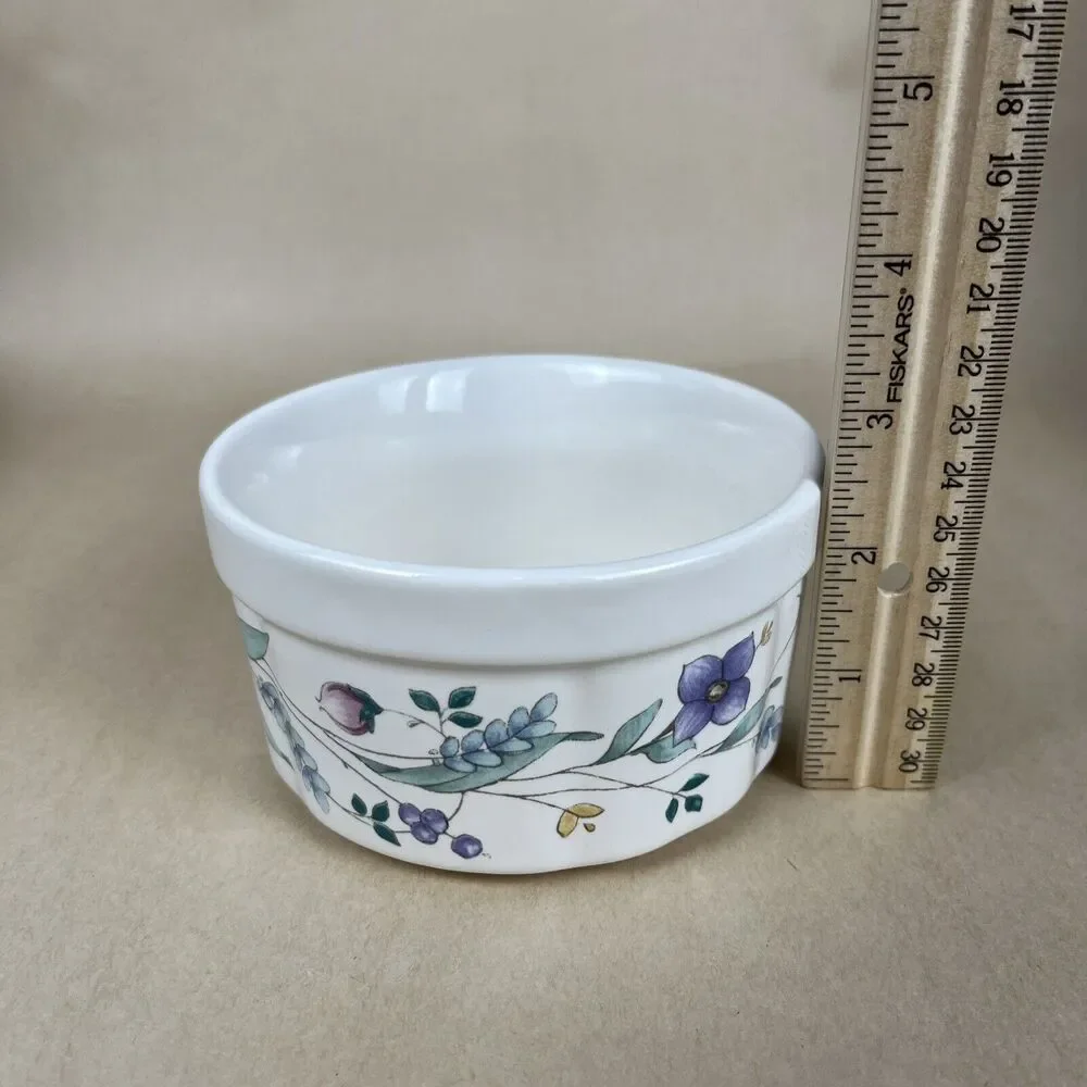 Pfaltzgraff April‎ Floral Soufflé Dish 4 1/2